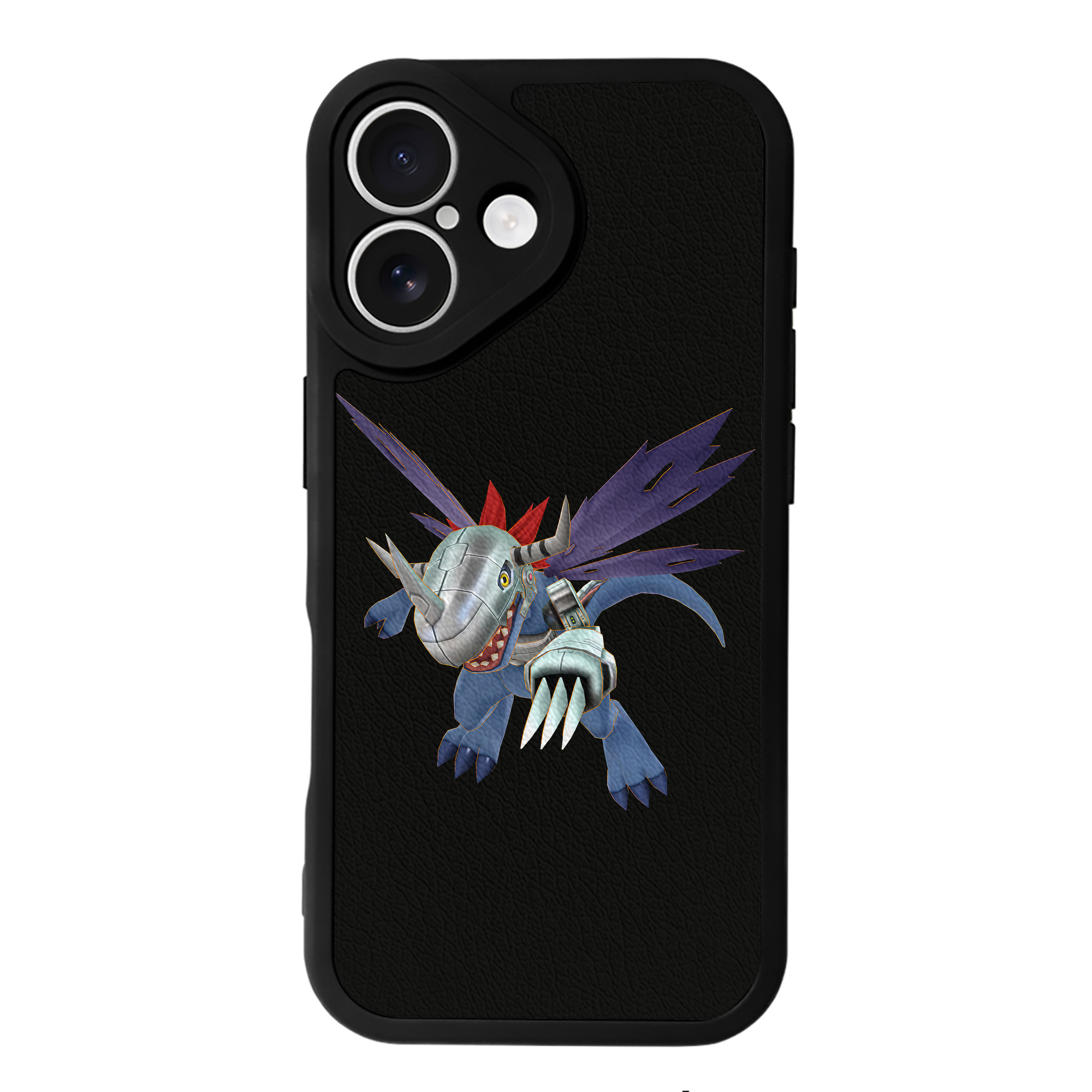 （画像用） Digimon デジタルモンスター/デジモン 【iPhone 16シリーズ対応】シリコンスマホケース（レザー調） 材質：シリコン